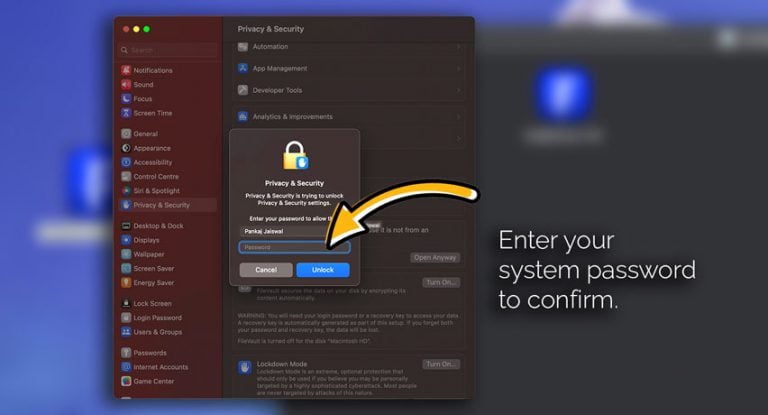 Enter System Password