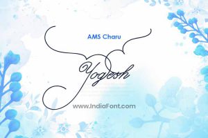 AMS Charu English Calligraphy Font