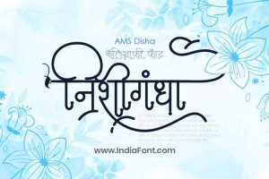 AMS Disha Calligraphy Font