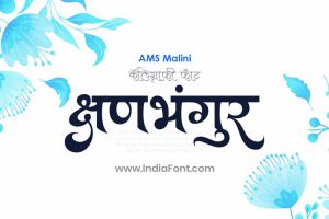 AMS MALINI Calligraphy Font