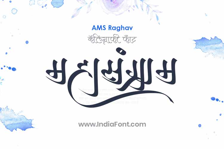 AMS Raghav Calligraphy Font