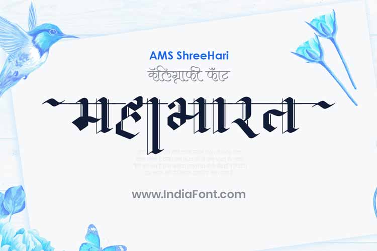 AMS ShreeHari Decorative Font