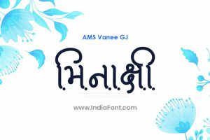 AMS Vanee Gujarati Decorative Font