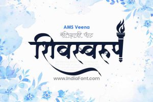 AMS Veena Calligraphy Font