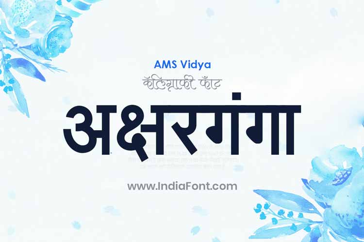 AMS Vidya Publication Font