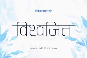 IndiaFont Thin Publication Font