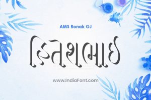 AMS Ronak Gujarati Font