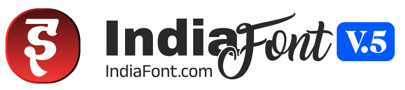 IndiaFont V5 Logo